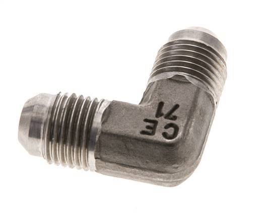 90deg JIC Angled Fitting UNF 9/16''-18 Male Stainless Steel 350bar (4917.5psi)