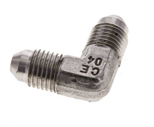 90deg JIC Angled Fitting UNF 7/16''-20 Male Stainless Steel 450bar (6322.5psi)