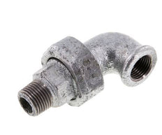 90deg Angled Connector 1/2'' Male R x Female Rp Cast Iron Conical Seal 25bar (351.25psi)
