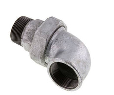 90deg Angled Connector 1 1/2'' Male R x Female Rp Cast Iron Conical Seal 25bar (351.25psi)