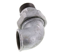 90deg Angled Connector 1 1/2'' Male R x Female Rp Cast Iron Conical Seal 25bar (351.25psi)