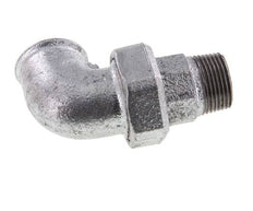 90deg Angled Union Connector 1'' Male R x Female Rp Cast Iron Flat Seal Centellen 25bar (351.25psi)
