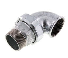 90deg Angled Union Connector 2'' Male R x Female Rp Cast Iron Flat Seal Centellen 25bar (351.25psi)