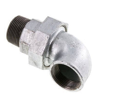 90deg Angled Union Connector 1 1/4'' Male R x Female Rp Cast Iron Flat Seal Centellen 25bar (351.25psi)
