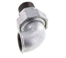 90deg Angled Union Connector 1 1/4'' Male R x Female Rp Cast Iron Flat Seal Centellen 25bar (351.25psi)