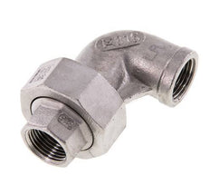90deg Union Connector Rp3/8'' Female Stainless Steel Conical Seal 16bar (224.8psi)