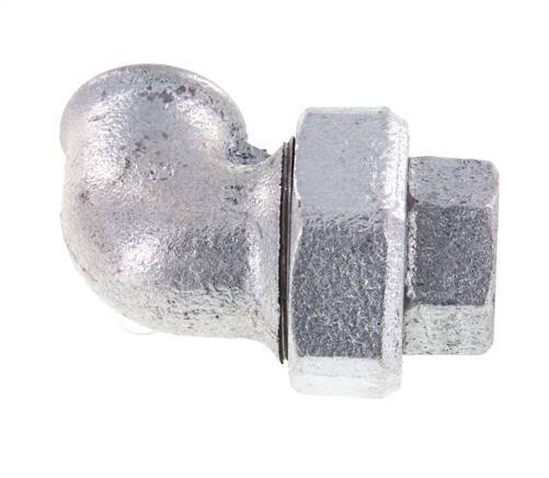 90deg Union Connector Rp3/4'' Female Cast Iron Conical Seal 25bar (351.25psi)