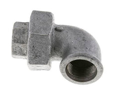 90deg Angled Union Connector Rp3/4'' Female Cast Iron Flat Seal Centellen 25bar (351.25psi)