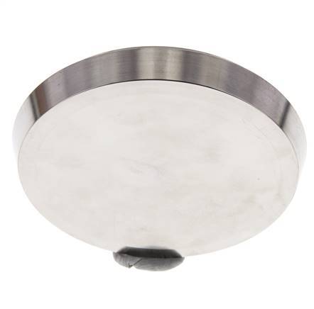 End Cap 100mm Cone Nozzle DN 80 Stainless Steel DIN 11851