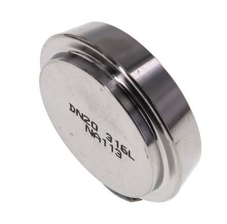 End Cap 36mm Cone Nozzle DN 20 Stainless Steel DIN 11851