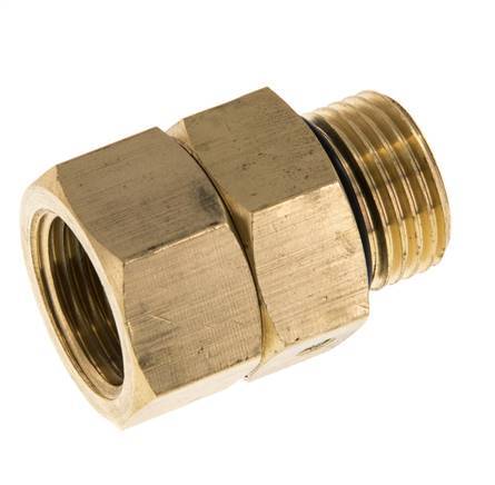 Rotary Joint G1/2'' Female x Male Hot Water Brass EPDM 30bar (421.5psi)
