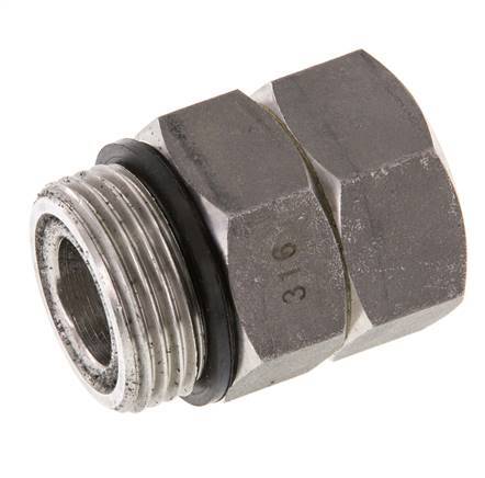 Rotary Joint G1'' Female x Male Hot Water Stainless Steel FKM 30bar (421.5psi)