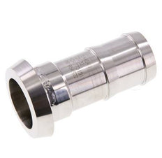 Sanitary (Dairy) Fitting 50mm Cone x 1 1/4 inch (32 mm) Hose Pillar Stainless Steel