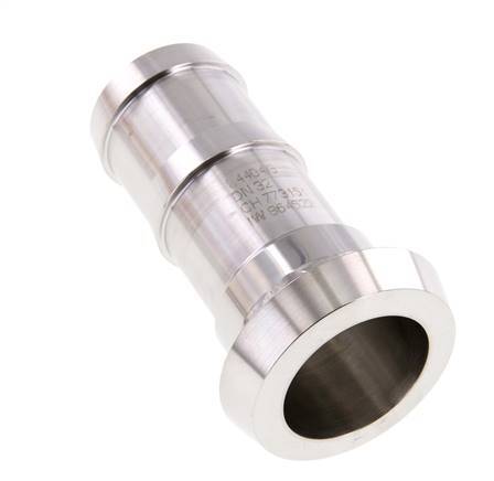 Sanitary (Dairy) Fitting 50mm Cone x 1 1/4 inch (32 mm) Hose Pillar Stainless Steel