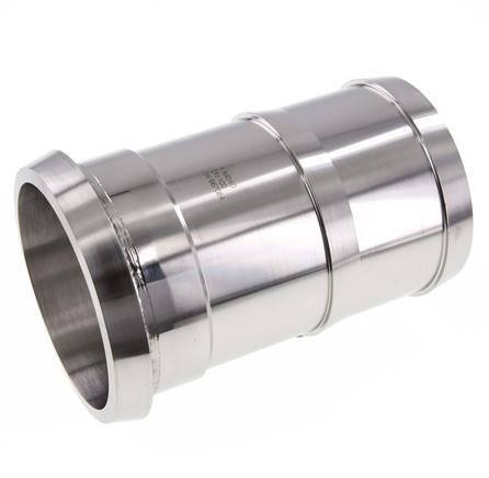 Sanitary (Dairy) Fitting 121mm Cone x 4 inch (100 mm) Hose Pillar Stainless Steel