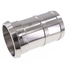 Sanitary (Dairy) Fitting 121mm Cone x 4 inch (100 mm) Hose Pillar Stainless Steel