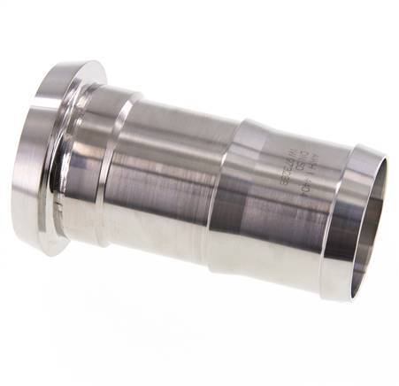 Sanitary (Dairy) Fitting 68mm Cone x 2 inch (50 mm) Hose Pillar Stainless Steel