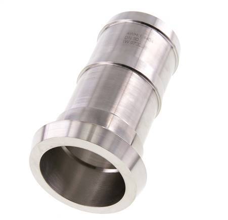Sanitary (Dairy) Fitting 68mm Cone x 2 inch (50 mm) Hose Pillar Stainless Steel