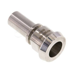 DIN 11851 Sanitary (Dairy) Fitting 36mm Cone x 3/4 inch (19 mm) Hose Pillar Stainless Steel Safety Collar