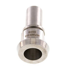 DIN 11851 Sanitary (Dairy) Fitting 36mm Cone x 3/4 inch (19 mm) Hose Pillar Stainless Steel Safety Collar