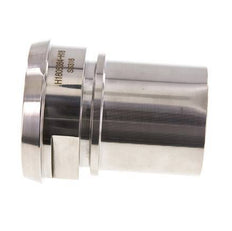 DIN 11851 Sanitary (Dairy) Fitting 86mm Cone x 2 1/2 inch (65 mm) Hose Pillar Stainless Steel Safety Collar