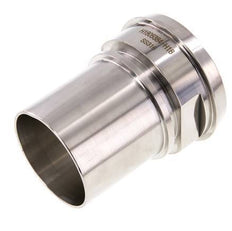 DIN 11851 Sanitary (Dairy) Fitting 86mm Cone x 2 1/2 inch (65 mm) Hose Pillar Stainless Steel Safety Collar