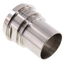 DIN 11851 Sanitary (Dairy) Fitting 68mm Cone x 2 inch (50 mm) Hose Pillar Stainless Steel Safety Collar