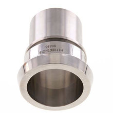 DIN 11851 Sanitary (Dairy) Fitting 68mm Cone x 2 inch (50 mm) Hose Pillar Stainless Steel Safety Collar