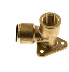 Wall-mounted Socket G1/2'' Female x 15 mm Push-in Brass 16bar (224.8psi)