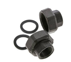 Pump Fitting Rp1'' x G 1 1/2 inch Cast Iron Flat Seal NBR 20bar (281.0psi)