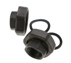 Pump Fitting Rp1 1/4'' x G 2 inch Cast Iron Flat Seal NBR 20bar (281.0psi)