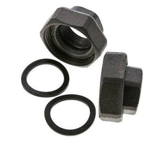 Pump Fitting Rp1 1/4'' x G 2 inch Cast Iron Flat Seal NBR 20bar (281.0psi)