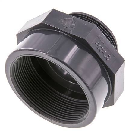 Reducing Adapter G2'' Male x Rp2 1/2'' Female PVC-U 16bar (224.8psi) EN 1452-3