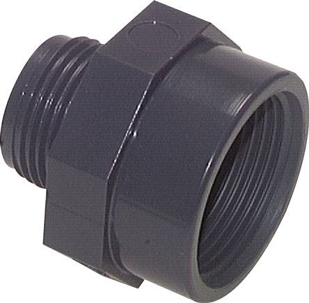Reducing Adapter G1 1/4'' Male x Rp1 1/2'' Female PVC-U 16bar (224.8psi) EN 1452-3 [2 Pieces]
