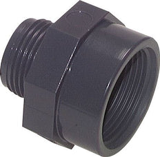 Reducing Adapter G1 1/4'' Male x Rp1 1/2'' Female PVC-U 16bar (224.8psi) EN 1452-3 [2 Pieces]