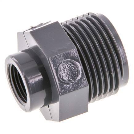 Reducing Ring Rp3/8'' Female x G1'' Male PVC-U 16bar (224.8psi) EN 1452-3 [5 Pieces]