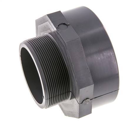 Reducing Adapter G3'' Male x Rp4'' Female PVC-U 16bar (224.8psi) EN 1452-3