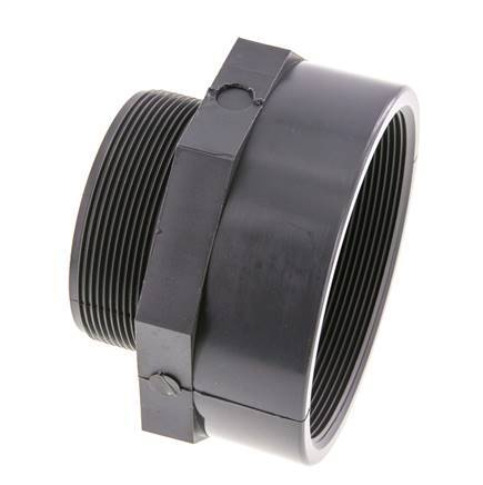 Reducing Adapter G3'' Male x Rp4'' Female PVC-U 16bar (224.8psi) EN 1452-3