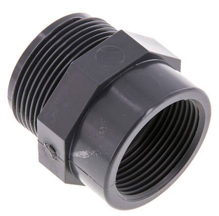 Reducing Ring Rp1 1/4'' Female x G1 1/2'' Male PVC-U 16bar (224.8psi) EN 1452-3 [2 Pieces]