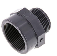 Reducing Adapter G1 1/4'' Male x Rp1 1/2'' Female PVC-U 16bar (224.8psi) EN 1452-3 [2 Pieces]