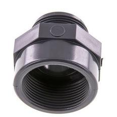 Reducing Adapter G1 1/4'' Male x Rp1 1/2'' Female PVC-U 16bar (224.8psi) EN 1452-3 [2 Pieces]