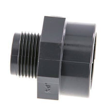 Reducing Adapter G3/4'' Male x Rp1'' Female PVC-U 16bar (224.8psi) EN 1452-3 [2 Pieces]