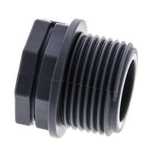 Reducing Ring G1/2'' Female x G1'' Male Polypropylene (pp) 10bar (140.5psi) FDA 36mm Hex [2 Pieces]
