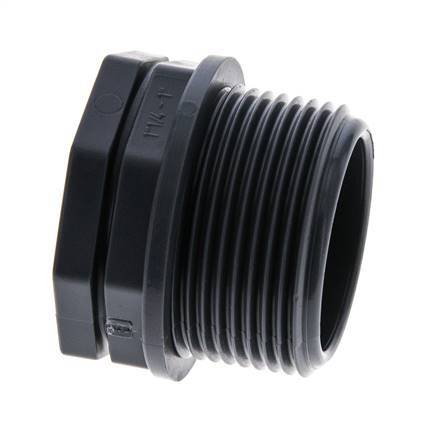 Reducing Ring G1'' Female x G1 1/4'' Male Polypropylene (pp) 10bar (140.5psi) FDA 46mm Hex