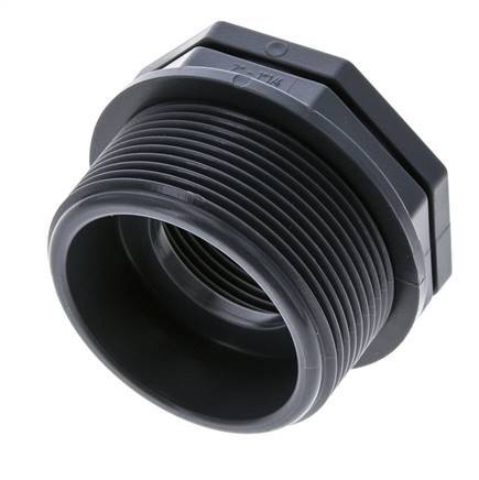 Reducing Ring G1 1/4'' Female x G2'' Male Polypropylene (pp) 10bar (140.5psi) FDA 65mm Hex