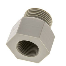 Reducing Ring G3/4'' Female x G1'' Male Polypropylene (pp) 10bar (140.5psi) FDA 43mm Hex