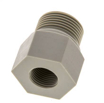Reducing Ring G3/8'' Female x G3/4'' Male Polypropylene (pp) 10bar (140.5psi) FDA 32mm Hex