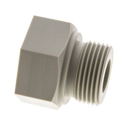 Reducing Ring G1/2'' Female x G1'' Male Polypropylene (pp) 10bar (140.5psi) FDA 43mm Hex