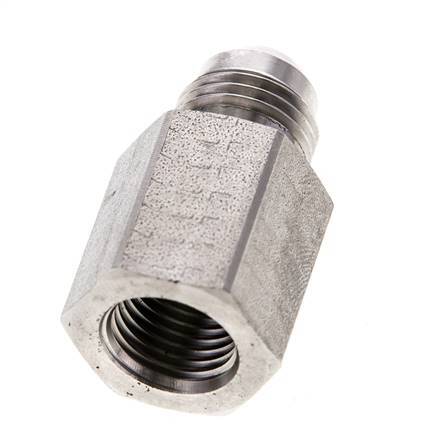 JIC Reducing Nipple G1/4'' Female x UNF 9/16''-18 Male Stainless Steel 275bar (3863.75psi)