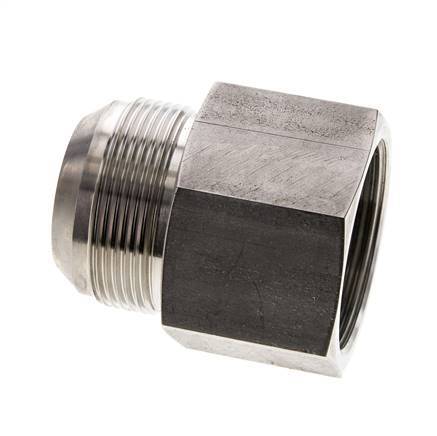 JIC Reducing Nipple G1 1/2'' Female x UN 1-7/8''-12 Male Stainless Steel 105bar (1475.25psi)